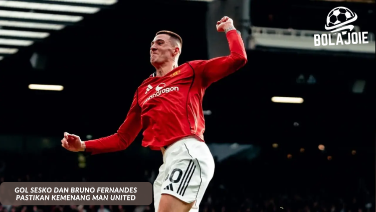 Pemain Setan Merah rayakan gol kemenangan atas Crystal Palace di Old Trafford - bolajoie